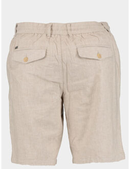 Korte broek stanley dessin chino short wi 24109st11bo/820 sand - maat XL Beige