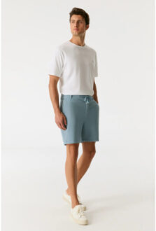 Korte chino james blue stone Blauw - XL