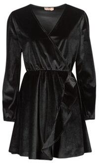 Korte Jurk Moony Mood PILEZ" Zwart - XXL, S, M, L, XL