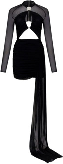 Korte jurken - Pf23Dk31D David Koma , Black , Dames - 2XS
