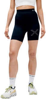 Korte Legging Dames zwart/wit