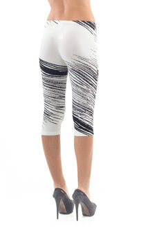 Korte legging met print Veelkleurig - EU 36 / UK 8