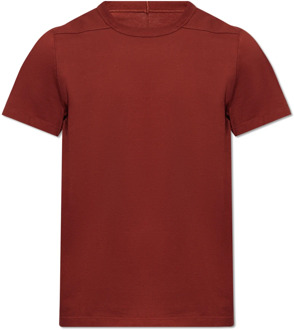 Korte Level T T-shirt Rick Owens , Red , Heren - Xl,L,M,S