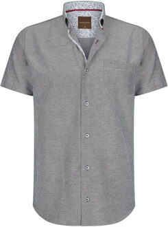 Korte mouw antraciet Grijs - S