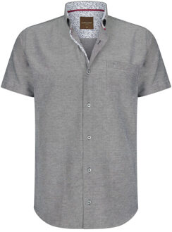 Korte mouw antraciet Grijs - XL