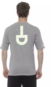 Korte Mouw Crew Neck T-shirt Grijs