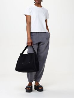 Korte Mouw Crew Neck T-shirt Lichtgrijs