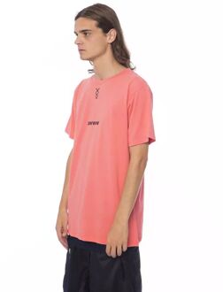 Korte Mouw Crew Neck T-shirt - maat L Lichtroze