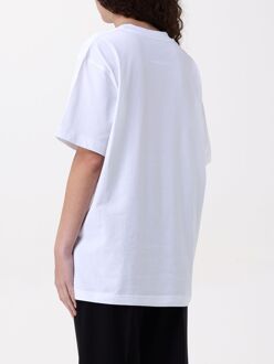 Korte Mouw Crew Neck T-shirt Wit