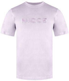 Korte Mouw Licht Roze Heren Katoen Mercurius T-Shirt 0034 K002 0743 Lichtroze