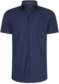 Korte mouw navy Blauw - XXL