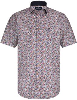 Korte Mouw Overhemd Dots Stretch Multicolor  M