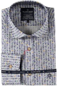 Korte Mouw Overhemd Fishes Multicolor  4XL