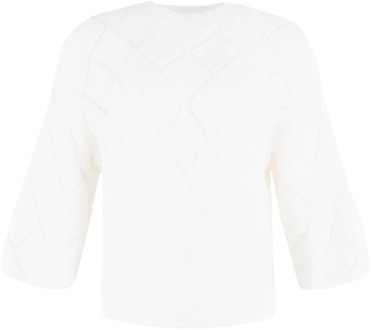 Korte Mouw Pullover Sweater Anna Van Toor , Beige , Dames - 2Xl,Xl,L,M,S