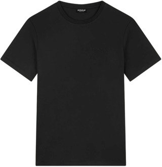 Korte Mouw T-Shirt Dondup , Black , Heren - 2Xl,Xl,L,M,S