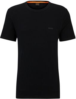 Korte Mouw T-shirt Hugo Boss , Black , Heren - Xl,L,M