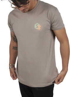 Korte mouw t-shirt met ronde hals Born To Be SPRBCA-2202 man - maat 2XL Grijs