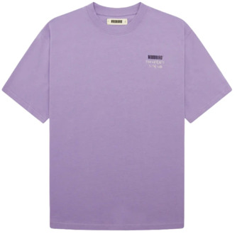 Korte Mouw T-shirt Woodbird , Purple , Heren - L,S