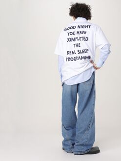 Korte Mouwen Crew Neck T-shirt Wit