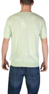 Korte Mouwen Linnen Shirt Mint