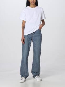 Korte Mouwen Ontspannen T-shirt Wit