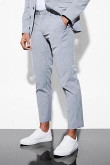 Korte Slim Fit Pantalons, Grey - 28