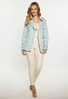 Korte vacht Dames munt - maat M Mint