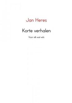 Korte verhalen - Boek Jan Heres (9462542503)