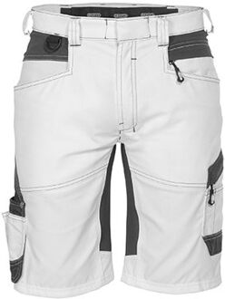 Korte werkbroek Dassy Axis stretch wit