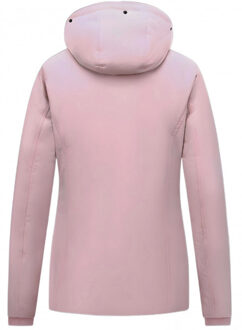 Korte winterjas getailleerd Roze - S