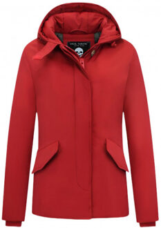 Korte winterjas Rood - XS