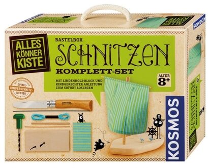 Kosmos Knutselset Carving Junior 26 X 20 Cm Hout/textiel