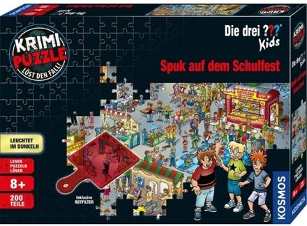 Kosmos KOO ??? Krimipuzzle Spuk auf dem Schulf. Puzzel