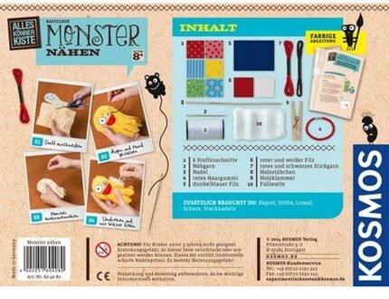 Kosmos KOO Monster nähen Knutselen