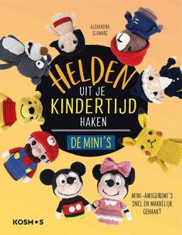 Kosmos Uitgevers Helden uit je kindertijd haken de mini's - Alexandra Schwarz - ebook