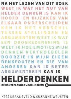 Kosmos Uitgevers Helder denken - eBook Kees Kraaijeveld (9021552515)