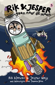 Kosmos Uitgevers Rik en Jesper gaan naar de maan - Rik Kleeven, Jesper Weijs - ebook
