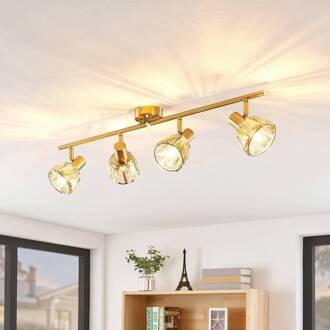 Kosta plafondlamp, 4-lamps, messing helder, messing