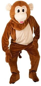 Kostuum Aap groot pluche Bruin - Kastanje