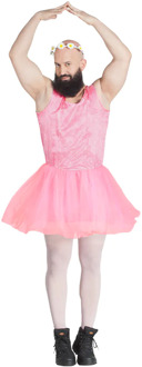 Kostuum Balletdanser Man Roze
