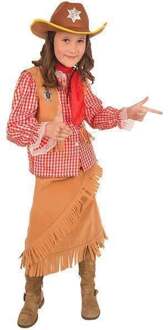 Kostuum Cowgirl Sheriff 5-delig