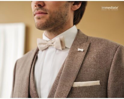 Kostuum fidenza 3-delig 369-25122/23 Bruin - 48