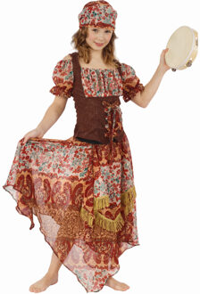 Kostuum Gypsy Girl Multikleur - Print