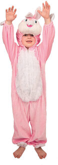Kostuum Konijntje pluche Roze