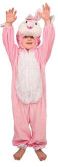 Kostuum Konijntje pluche Roze
