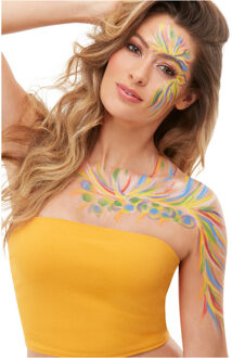 Kostuum Makeup Kit Rainbow Festival Multicolours