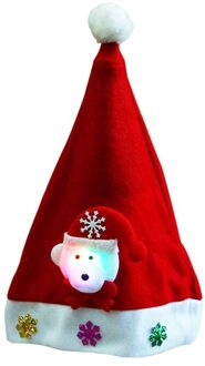 Kostuum Partij Rode Hoed Cap Kids Kind Kerst Xmas Party Leuke Cap Jaar Decor