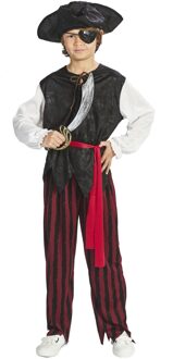 Kostuum Piraat Jongen Timber (4-delig) Multikleur - Print