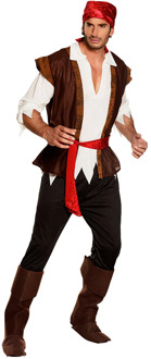 Kostuum Piraat Thunder Heren Multikleur - Print