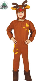 Kostuum Rendier Kind Bruin - Kastanje